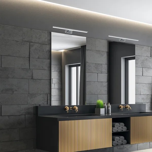 Illuminazione LED per specchio da bagno SHINE LED/13,8W/230V 60 cm IP44 cromo lucido