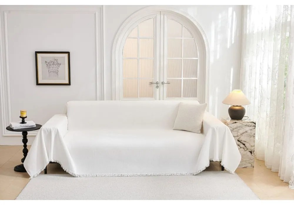 Copridivano bianco per poltrona 70 cm Talo – Filumi