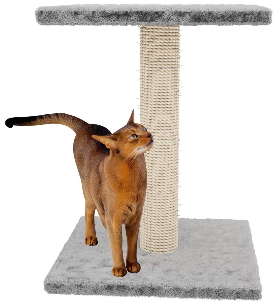 Albero per Gatto con Graffiatoio Cuccia Giocattolo Gatti Parco Giochi Tiragraffi in Sisal Naturale 69 x 40 x 40 cm