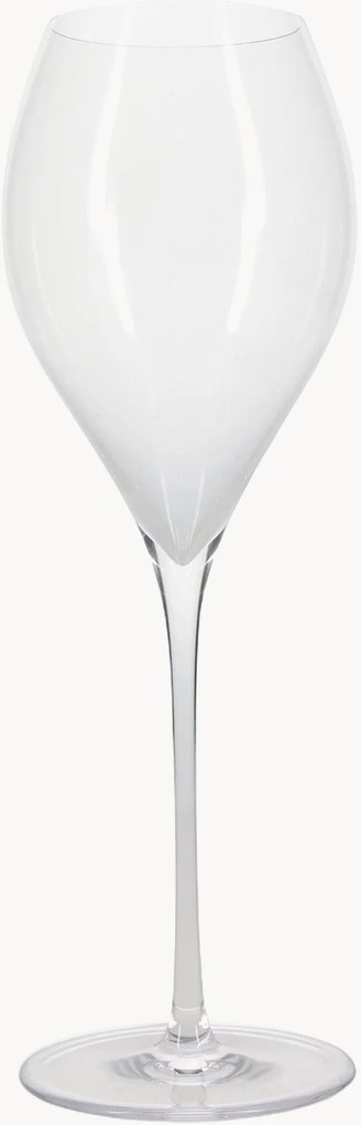 Set di 6 flute da champagne in cristallo Lux