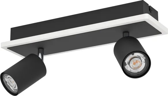 Eglo 901635 - Faretto LED RIMBOCCHI LED/12W/230V nero