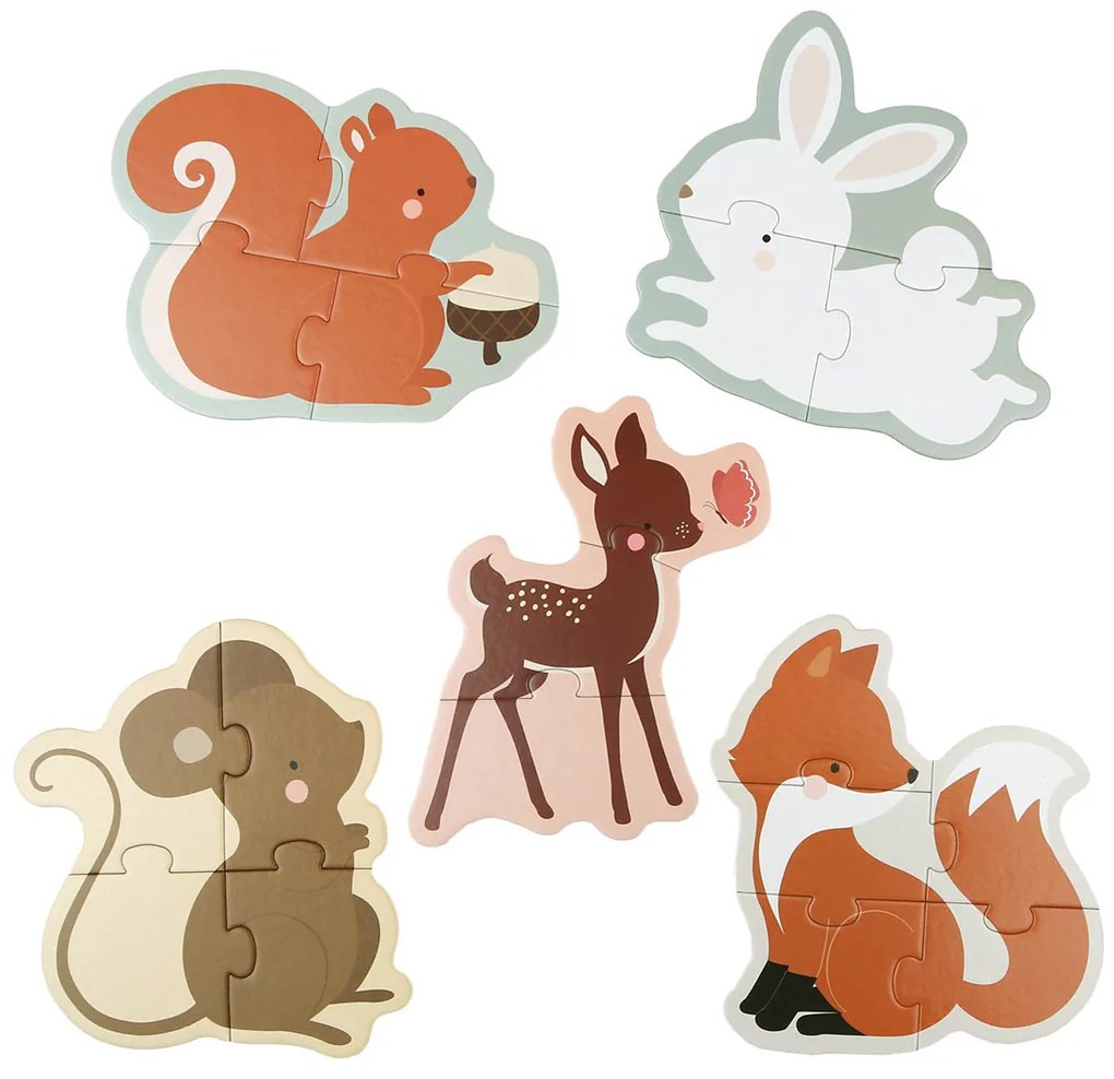A Little Lovely Company - puzzle con animali del bosco