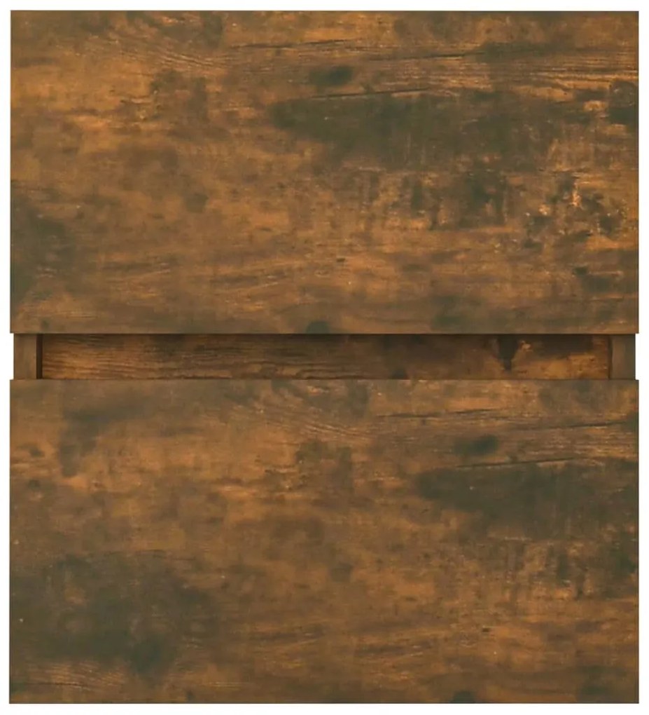 Mobile lavabo rovere fumo 41x38,5x45 cm in legno multistrato
