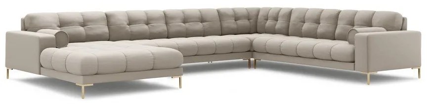 Divano angolare beige (angolo destro) Bali - Cosmopolitan Design