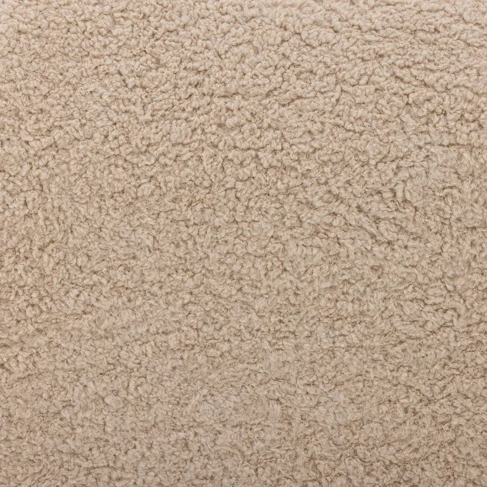 Panca crema in tessuto bouclé Bobbie - Bloomingville