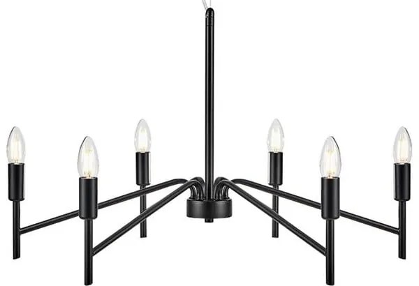 Apparecchio a sospensione nero , ø 70 cm Monarch - Markslöjd