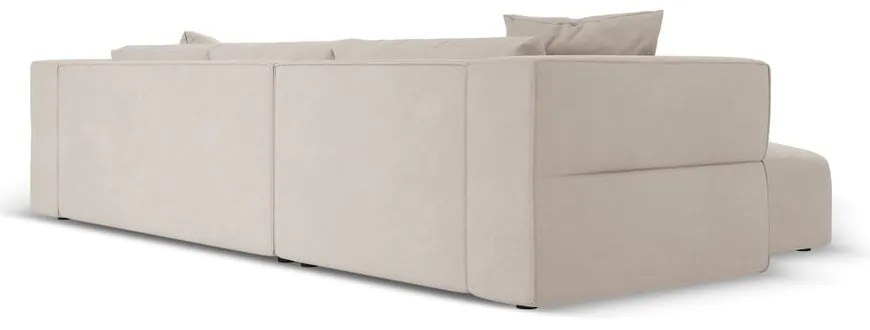 Divano angolare beige, angolo sinistro Esther - Milo Casa