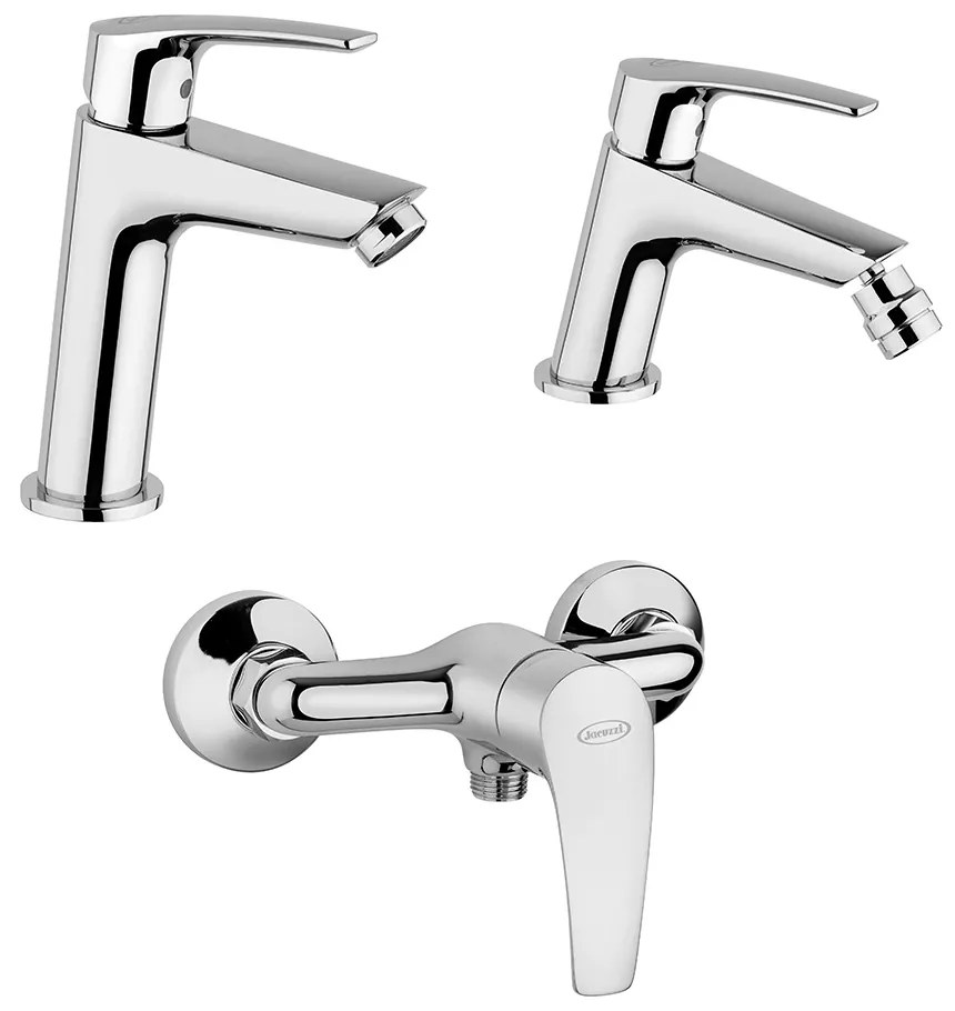 Miselatori Jacuzzi Rubinetteria serie Lucente esterno doccia Lavabo medio e bidet per piletta click clak