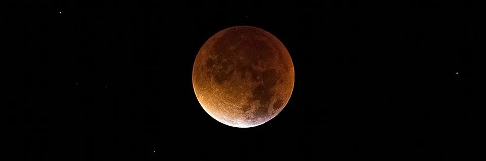 Stampa su tela – Luna nel cielo notturno