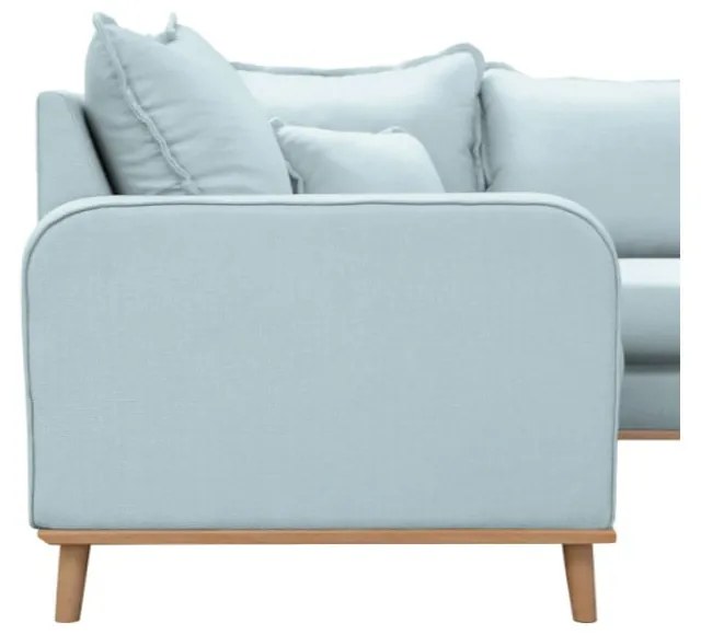 Divano angolare azzurro (angolo destro) Beata - Ropez