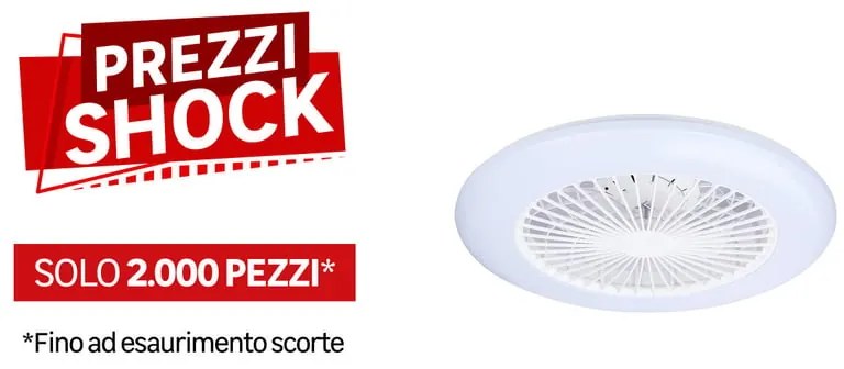 Ventilatore da soffitto Kili bianco , D. 58 cm