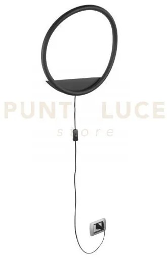 Applique a parete led linger nera 15w 1800lm cct 3000k 4000k 6500k ...