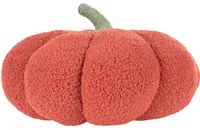 Cuscino di peluche a forma di zucca in tessuto boucl arancione 35 cm decorazione accessorio di halloween