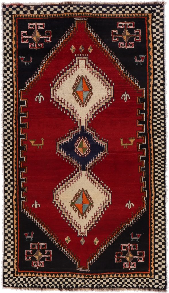 Shiraz Tappeto 240x140 (Iran) Annodato A Mano