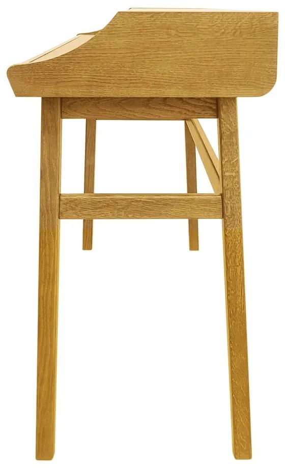 Scrivania in stile segreteria con effetto rovere 44x115 cm Carteret – Woodman