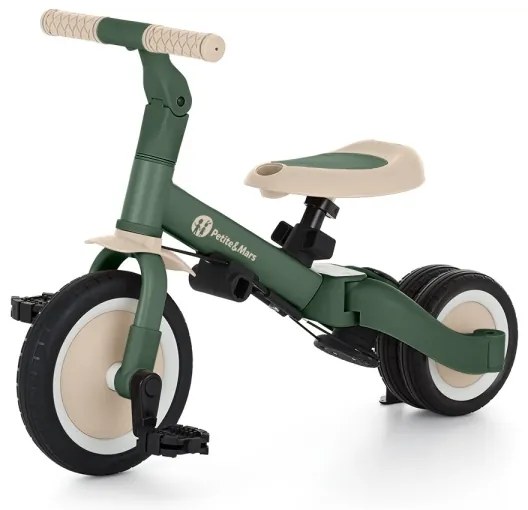 PETITE&amp;MARS - Triciclo per bambini 5in1 TURBO Misty Green
