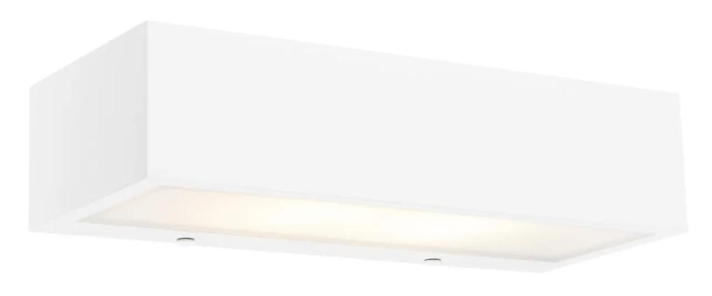 Applique design oblunga bianca 25 cm - HOUX