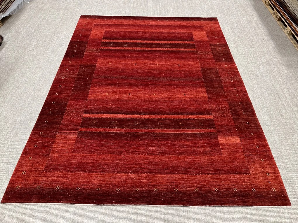 Loribaft Tappeto persiano 270x370 Rosso (Iran) Annodato A Mano