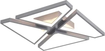 Searchlight 36520SI - Plafoniera LED dimmerabile QUATRO LED/29W/230V 40x40 cm