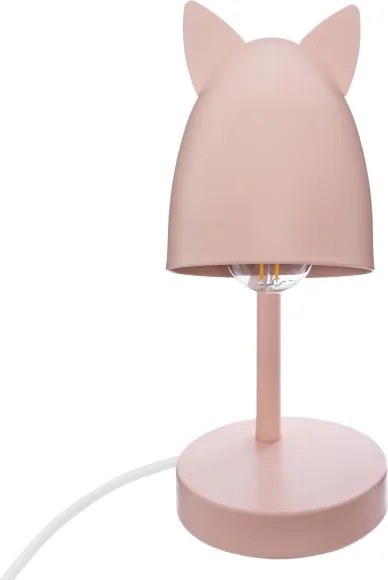 Atmosphera - Lampada da tavolo per bambini OREILLES 1xE14/40W/230V rosa