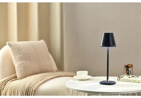 Retlux - LED Lampada da tavolo ricaricabile dimmerabile LED/3W/1800 mAh blu scuro