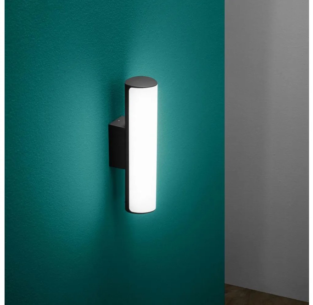 Ideal Lux - Applique a LED da esterno ETERE LED/9,5W/230V 4000K IP44 nero