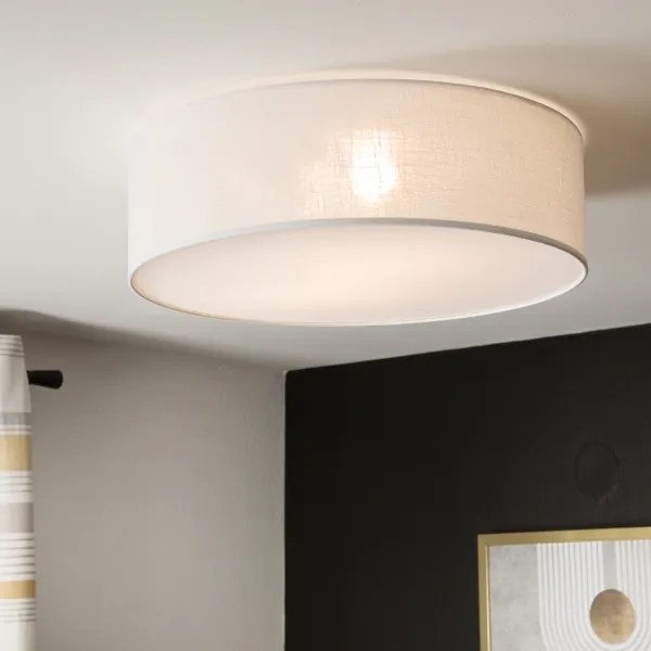 Plafoniera SIRJA 2xE27/60W/230V d. 45 cm bianco