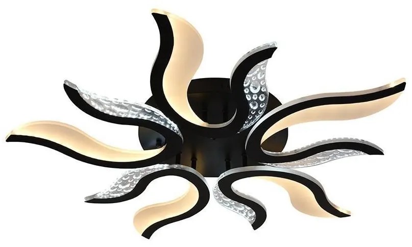 Lampadario a plafone LED dimmerabile LED/65W/230V 3000-6500K nero + telecomando