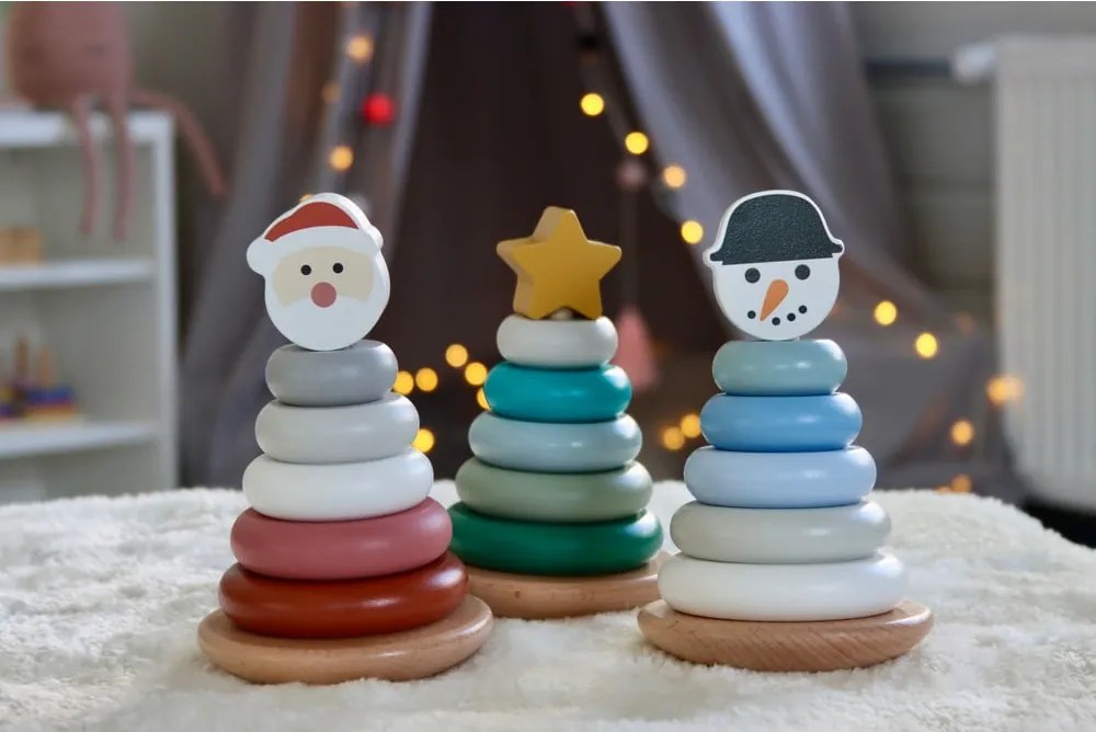 Torre impilabile in legno Christmas Tree - Kindsgut