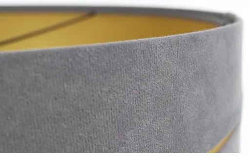 Lampadario a sospensione con filo SWING 1xE27/60W/230V grigio/oro