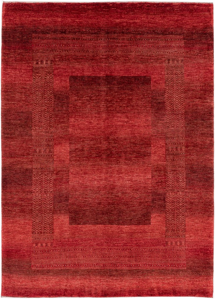 Loribaft Tappeto persiano 170 x 230 Rosso (Iran) Annodato A Mano