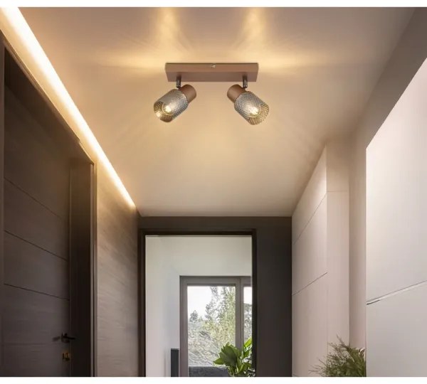 Globo 54314-2 - Faretto SATELLA 2xE14/40W/230V