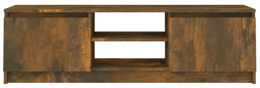 Mobile tv rovere fumo 120x30x35,5 cm in legno multistrato