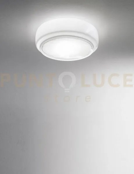 Bot plafoniera applique 45 bianco cristallo e bianco opaco 1 l32gg ...