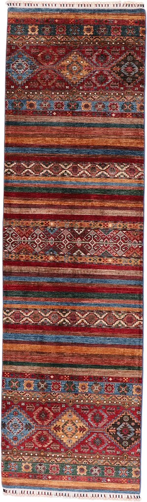 Samarkand Tappeto 90x300 (Pakistan) Annodato A Mano