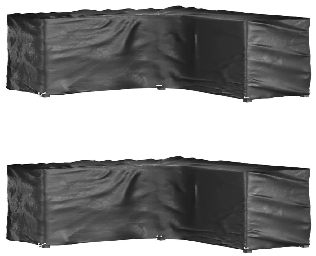 Coperture mobili da giardino a l 2pz 16 occhielli 285x285x90cm