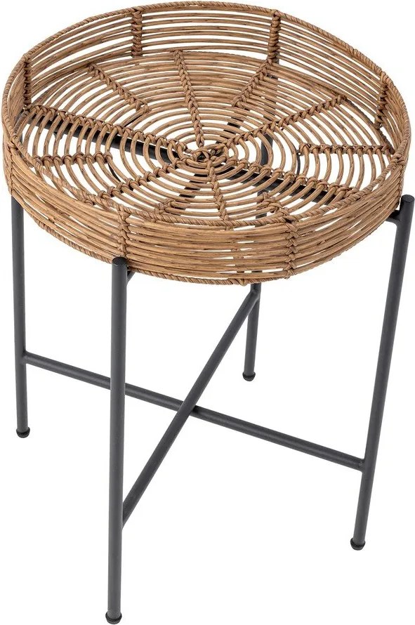 Set di mobili da giardino di colore naturale in rattan artificiale per 2 persone Dudine – Bloomingville