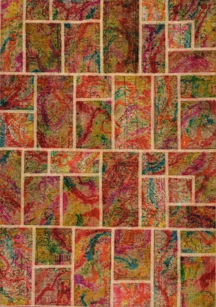 Patchwork Tappeto persiano 170x240 (Iran)