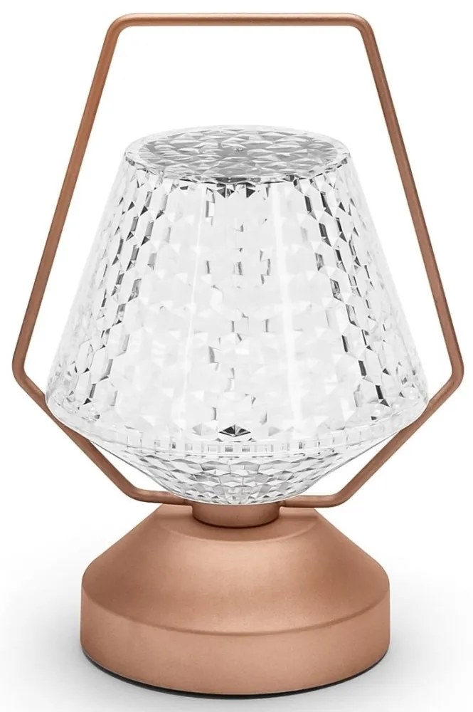 Aigostar- LED RGB Lampada da tavolo ricaricabile dimmerabile LED/1W/5V 1800mAh 20 cm + +TC