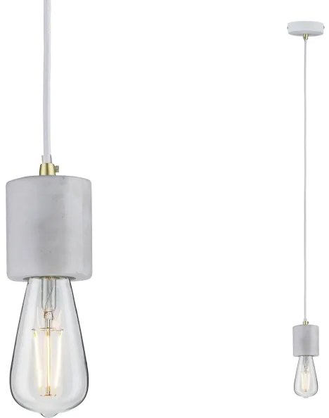 Paulmann 79750 - 1xE27/20W Lampadario su corda NORDIN 230V