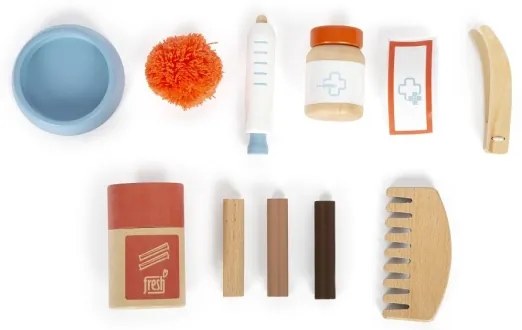 Small Foot - Peluche gatta con kit di cura