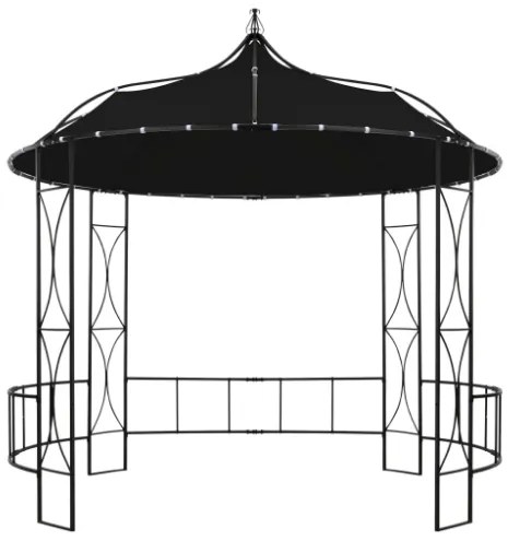 Gazebo 300x290 cm Antracite Rotondo