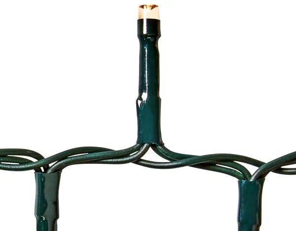 Nedis CLCC400 - Catena luminosa LED per esterni, 400 LED, 7 funzioni, 11 m, IP44, bianco caldo