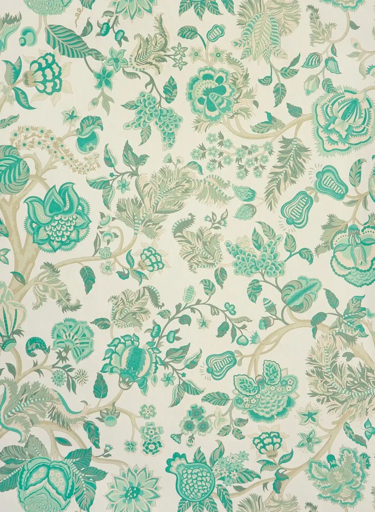 Liberty Tapete Palampore Trail - Jade