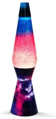 Lampada Lava iTotal Azzurro Rosa Cristallo Plastica 40 cm