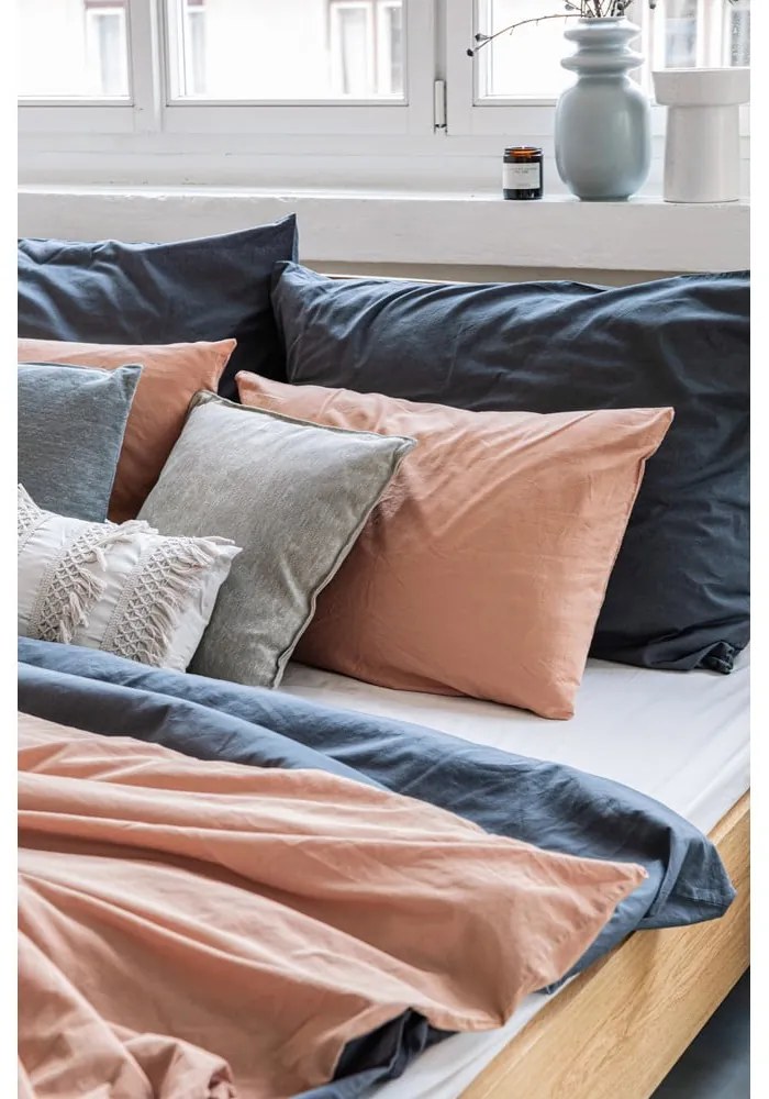 Biancheria da letto matrimoniale marrone naturale in cotone stonewashed , 200 x 220 cm - Bonami Selection