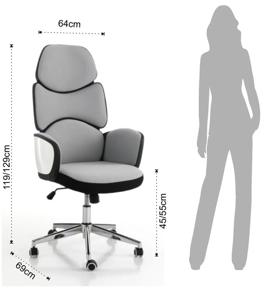 Sedia da ufficio Toledo - Tomasucci