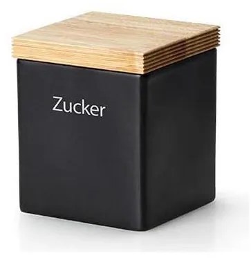 Continente C3712 - Portavivande in ceramica con coperchio 800 ml 10x10x12,5 cm