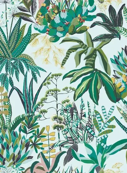 Lelievre Carta da parati Figari - Agave