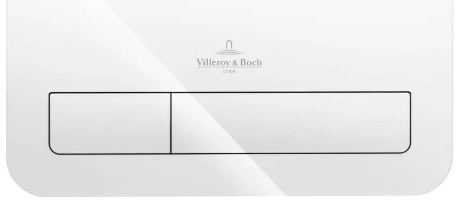 Villeroy & Boch 922400RE - Pulsante di scarico VICONNECT, bianco lucido